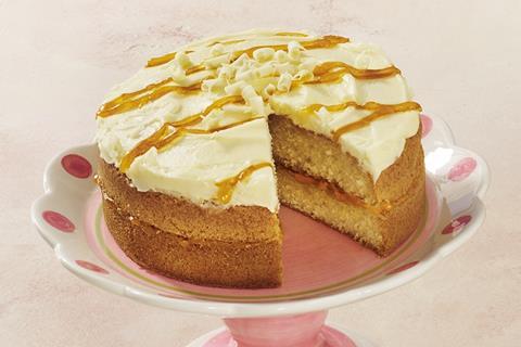 Sainsbury's apricot & mascarpone cake