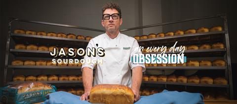 Jason Geary with ciabattin loaves