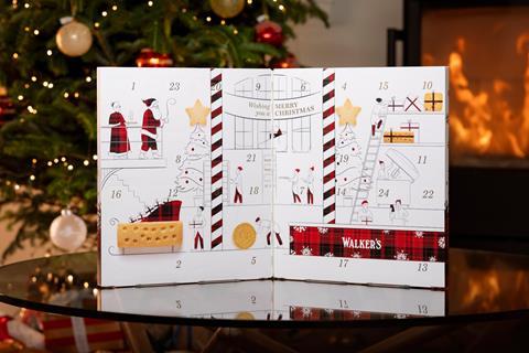 Walker's shortbread advent calendar