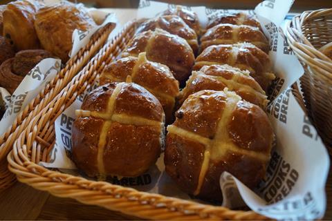 Peter Cooks Bread - Hot cross buns