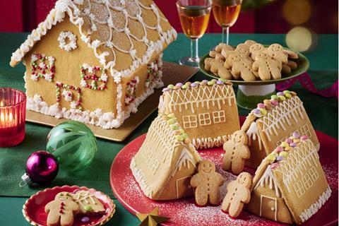 23 Tesco Create Your Own Gingerbread House, Mini Gingerbread Men, and Mini Gingerbread Village Kit  2100x1400