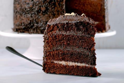 Four Layer Chocolate Fudge Cake