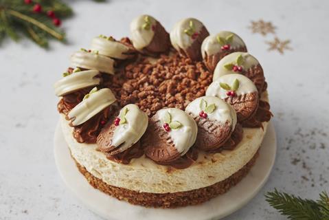 Gorgeous Cheesecakes caramelised biscuit Christmas cheesecake