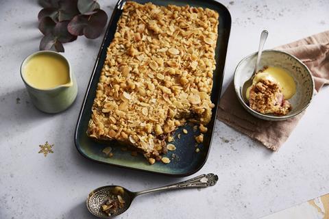 Booths Mincemeat and Apple Crumble