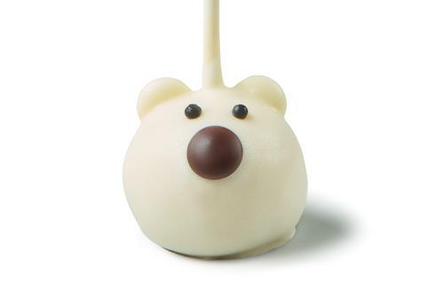 Starbucks polar bear cake pop