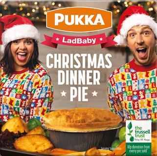 Pukka LadBaby Christmas Dinner Pie Packshot