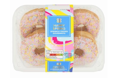 Co-op Sprinkle Topped Doughnuts  2100x1400