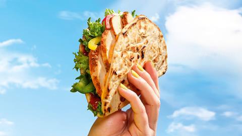 Greggs Mexican Chicken Flatbread (Sandwich Trends hero image) - 3200x1800