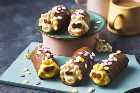 M&S Colin the Caterpillar with Easter Lamb & Chick  2100x1400