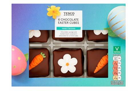 Tesco Chocolate Easter Cubes  2100x1400