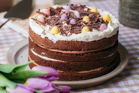 Sponge - Four Layer Mini Eggs Cake - 2100x1400
