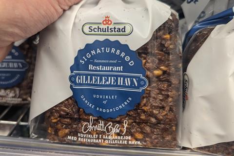 Schulstad Siganture rye bread on shelf