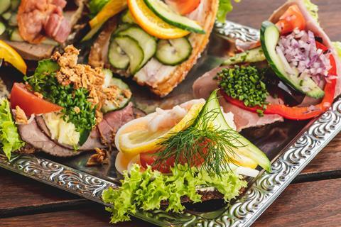Danish open sandwiches