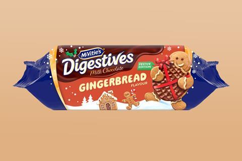 McVitie’s Gingerbread Flavour Milk Chocolate Digestives, Pladis  2100x1400