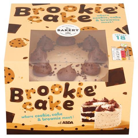 Asda Brookie Cake