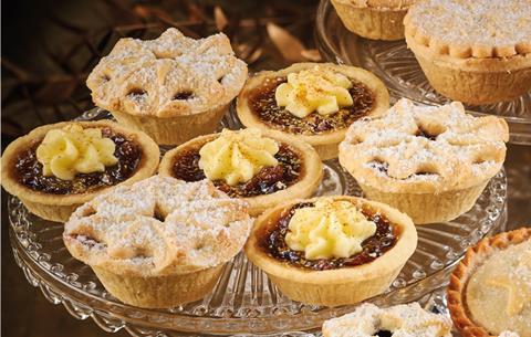 Bourbon & Bitter Orange Mince Pies pictured with the Irresistible Luxury Mince Pies