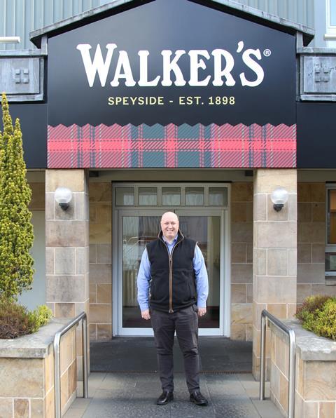 Walker's Shortbread - Andy Nye stands outside the Aberlour site - 1448x1800