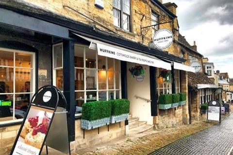 Huffkins tearoom and bakery in the Cotswolds