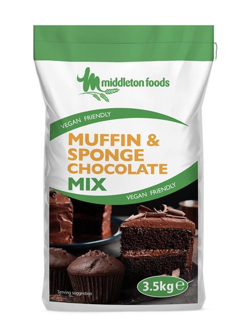 Vegan Muffin & Sponge Chocolate Mix - Middleton Foods