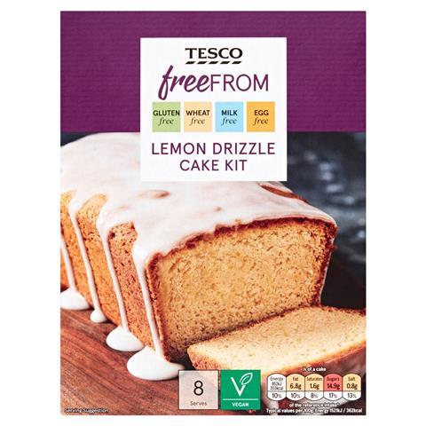 Tesco Free From Lemon Drizzle Cake Kit