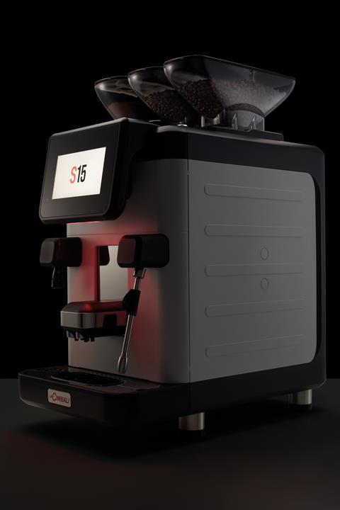 The new La Cimbali S15 fully automatic coffee machine