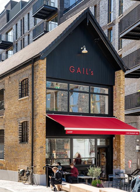 Gail's Bakery's new shopy in Brentford is housed in a listed warehouse building which once played host to a grocery store,  Kat Anto-Lewis