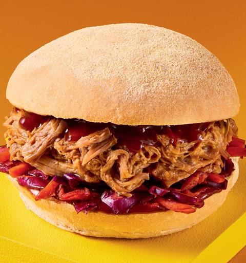 Greggs Pulled Pork sandwich