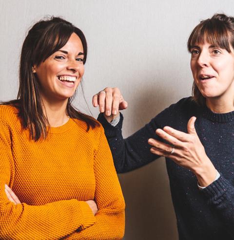 Kate Ward (left) and sister Sarah Hanley are directors and co-owners of Manchester-based cake specialist Silver Apples Bakery