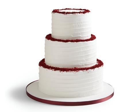 Red Velvet Wedding Cake - The Hummingbird Bakery 894x729