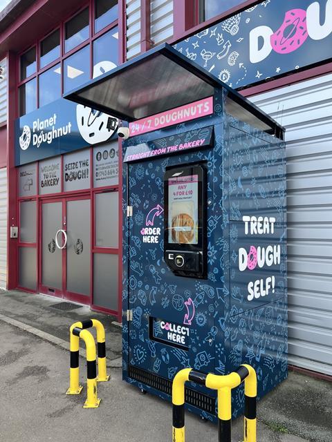 Planet Doughnut Vending Machine