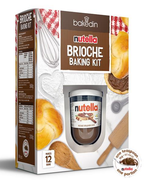 Nutella Brioche Baking Kit in packaging
