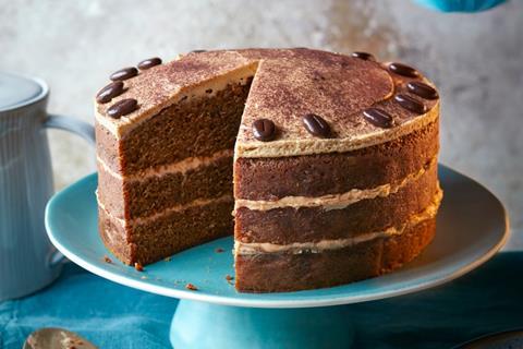 Waitrose cappucino triple layer cake