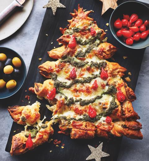 Cheesy Pastry Christmas Tree