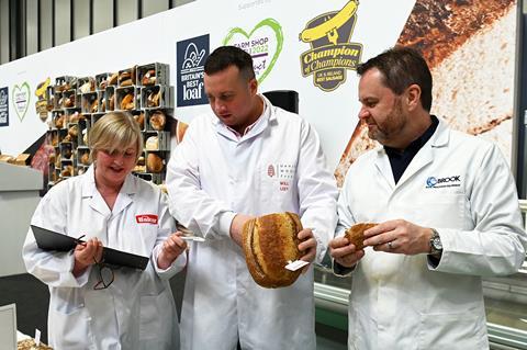 Will Leet takes part in judging for Britain's Best Loaf