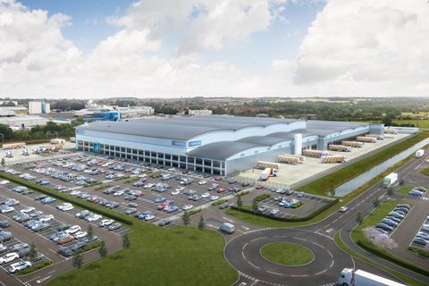 Greggs - An artist's impression of the new national distribution centre in Kettering   2100x1400