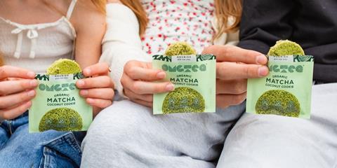Nourish matcha coconut cookies