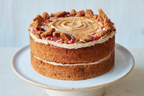 Cutter & Squidge Valentine's Day Biscoff Cake