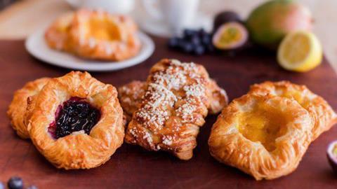 A selection of Aryzta pastries