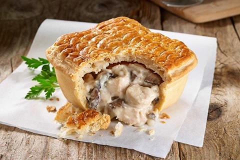 Chicken and Mushroom Square Pie