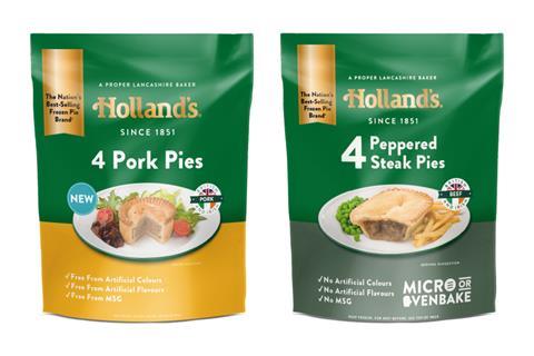 Hollands Pork Pies and Peppered Steak Pies