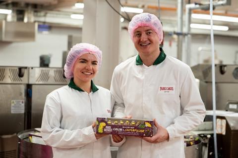 M&S - Jessica Budgett and Matthew Haynes from the commercial and concept teams at Park Cakes - 2100x1400