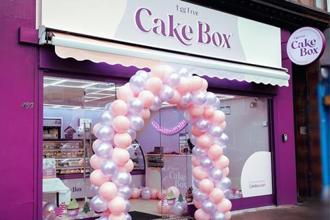 Cake Box store on Dukes Street in Glasgow  2100x1400