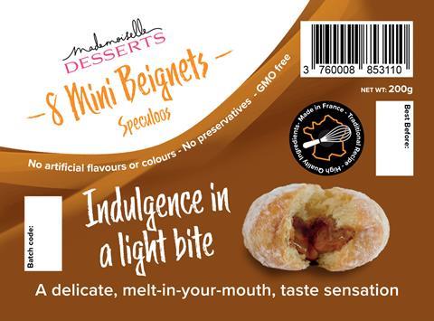 Speculoos mini beignet label