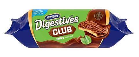 Pladis - McVitie's Mint Club Digestives