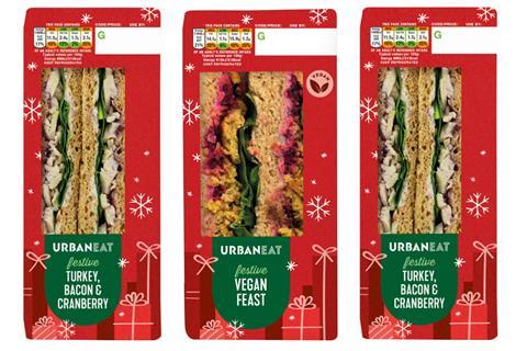 Urban Eat Christmas sandwiches