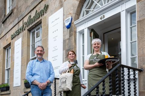 Staff outside Bakery Andante