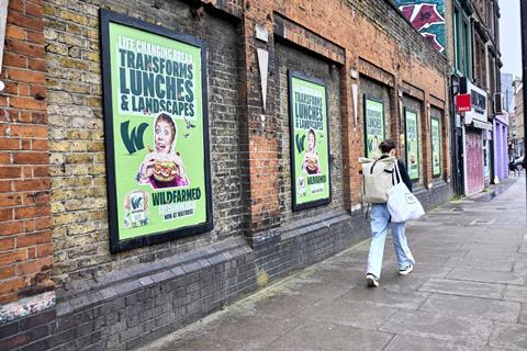 Wildfarmed OOH advertising