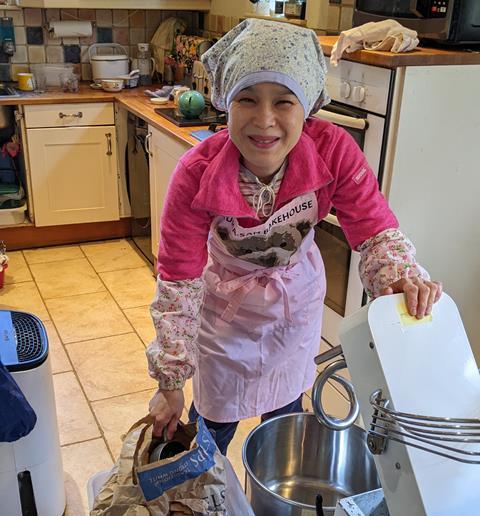 Kuma-San Bakehouse - Miyo Aeotsu bakes in her home kitchen in Darley Dale, Derbyshire - 1674x1800
