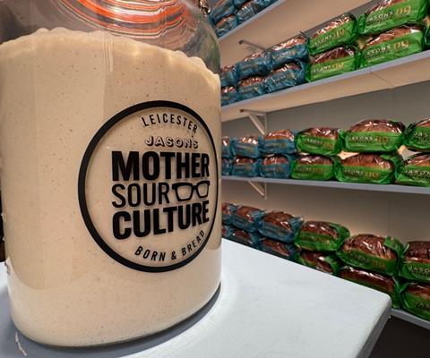 Jasons Sourdough Culture live in pantry with loaves