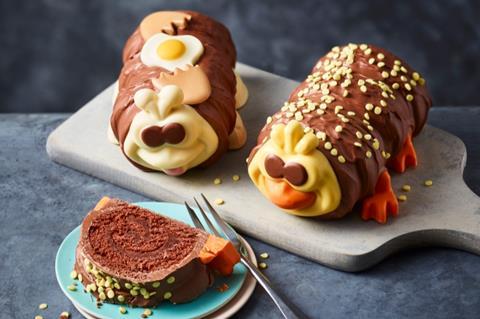 Colin the Caterpillar Easter cake